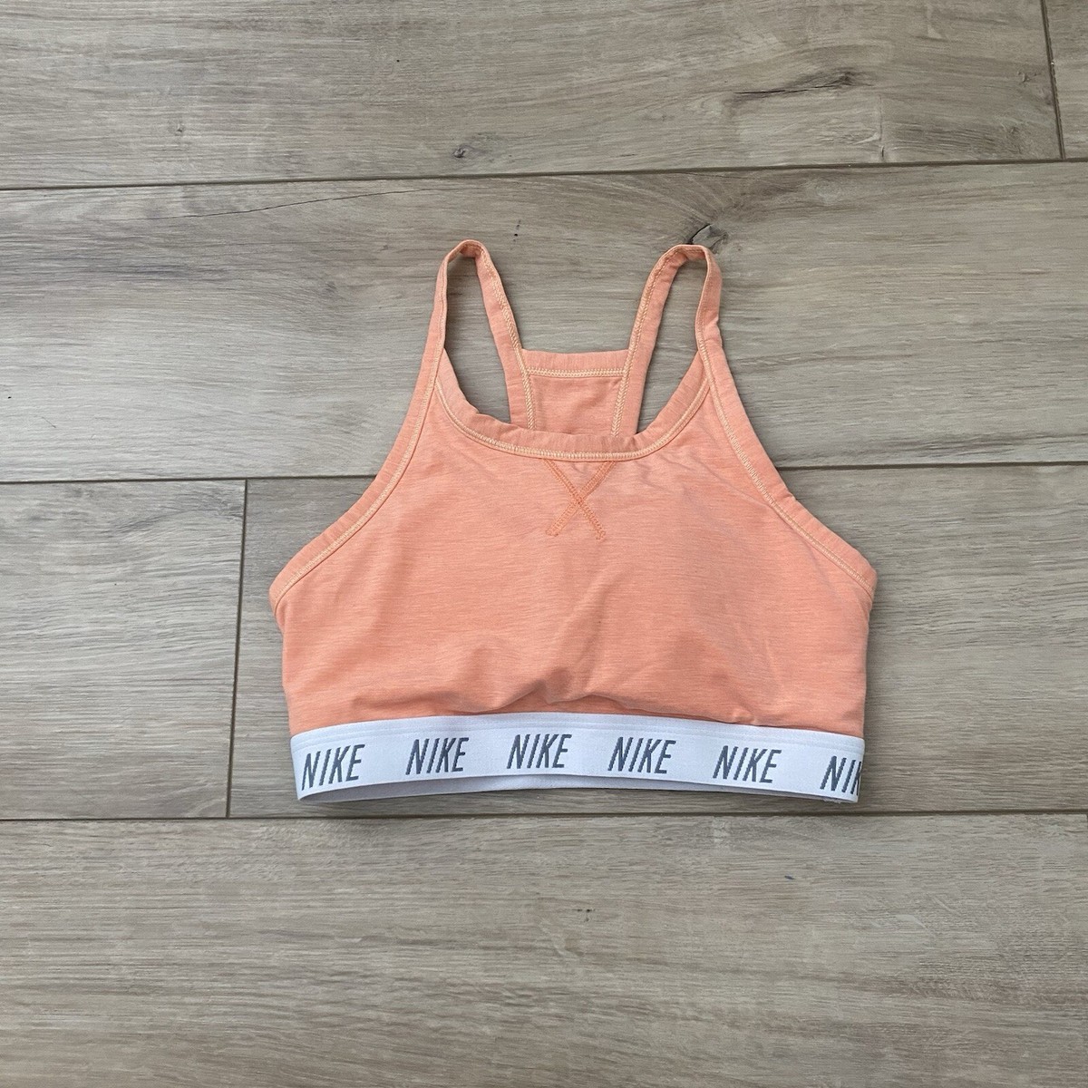 nike orange bra