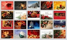 20-2400 Weihnachtskarten Set Weihnachts-Postk...