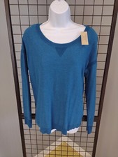 American Eagle Outfitters Pullover Sweater Woman's Size Medium Long Sleeve Blue