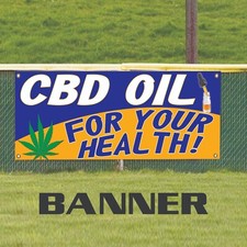 CBD Oil For Your Health Vinyl Banner Advertising Display Outdoor Printed Banner