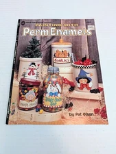 Painting with PermEnamels Pat Olson Decorative Painting Craft Book Vintage 1997