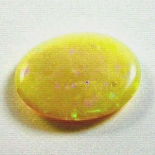 Beautiful 17x13 mm 5.28 Ct. Andamooka Silod Crystal Opal - Picture 4 of 4
