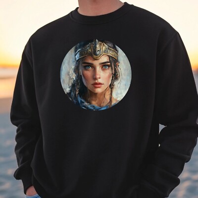 Warrior Portrait Sweatshirt Cosy and Perfect for Any Occasion S to 4XL