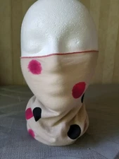 Child Size Face Neck Mask Gaiter Buff Polka Dot Du Rag Tube Scarf Youth New USA