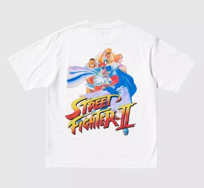 NEW UNIQLO Street Fighter 2 CAPCOM 40th Anniversary T-shirt Size L 