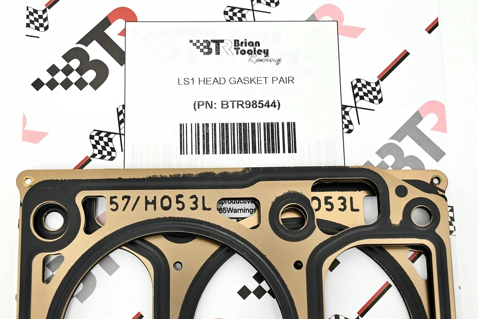 Juego de juntas de culata Brian Tooley Racing BTR LS1/LS6 MLS - como GM 12589226 Foto 2 de 3