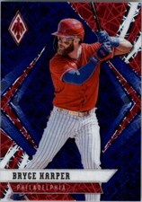 2021 Panini Phoenix Blue Velocity #10 Bryce Harper - NM-MT