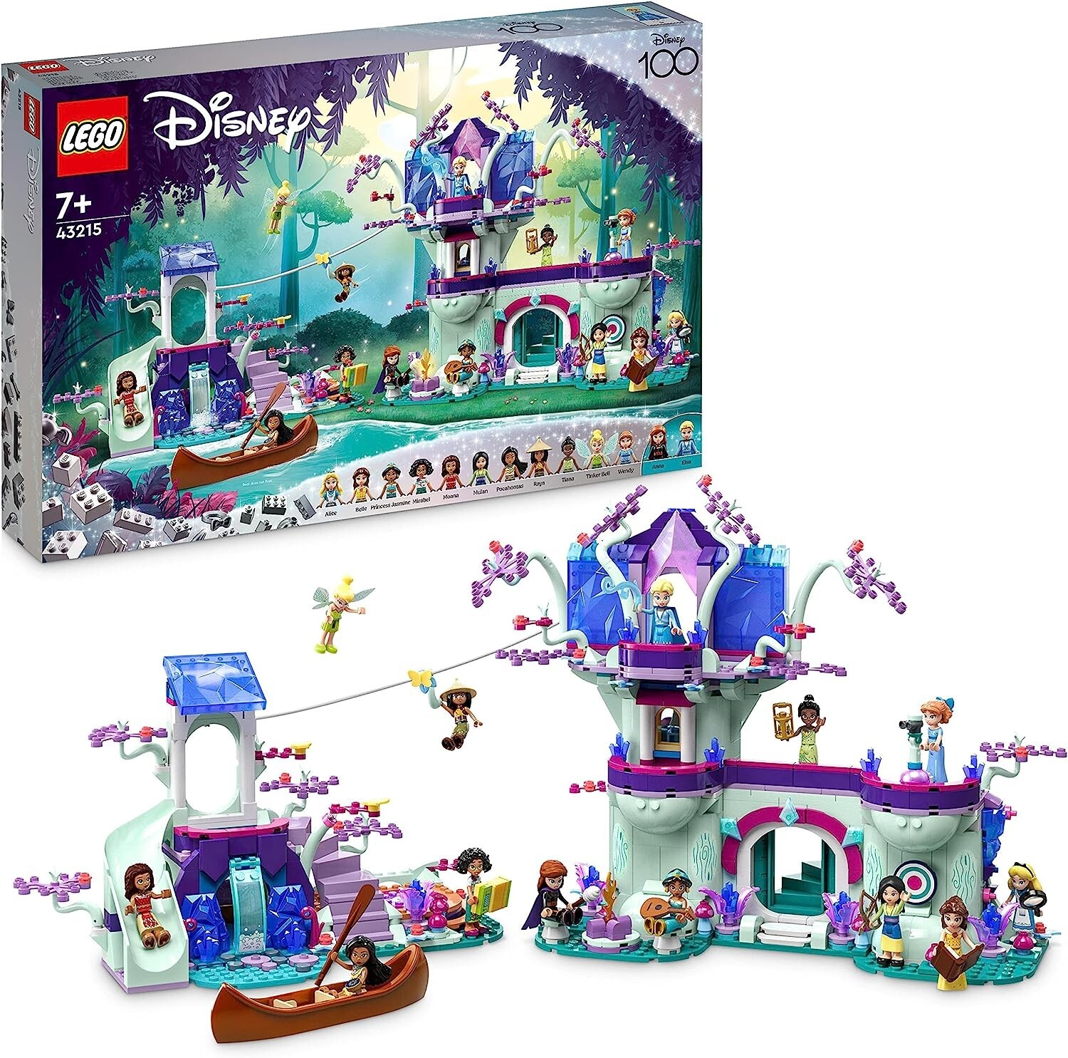 LEGO Disney 43215 La cabane enchantée dans l'arbre des princesses