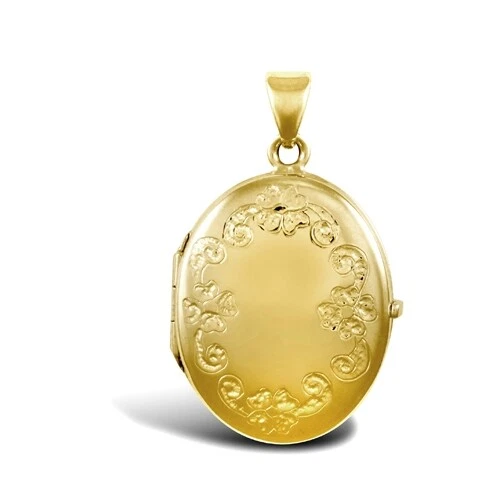 Gold 2024 oval locket