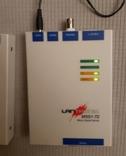 Lantronix MSS1-T Micro Serial Server & Power Supply (unit b: with printed docs)