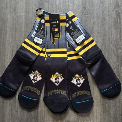 Stance LMB Pittsburgh Pirates 2023 Cooperstown Crew Sock Men s Size (L)(9-13)