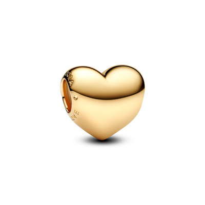Pandora Charm Be Love Gravierbares Herz Vergoldet 763439C00