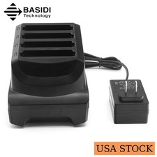 4-Slot Battery Charger Cradle for Zebra TC22 TC27 SAC-TC2L-4SCHG-01 US STOCK
