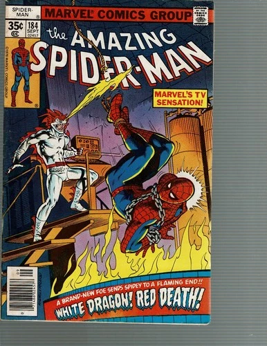 Amazing Spider-Man 184 The White Dragon Betty Brant returns F/F-