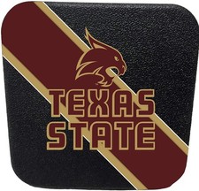 Texas State Bobcats Rubber Plastic Hitch Cover Plug Trailer Auto University Texas State Bobcats Rubber Plastic Hitch Cover Plug Trailer Auto University