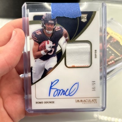 2024 Panini Immaculate Collection - RPA Rome Odunze #104 /99 (AU, MEM, RC)