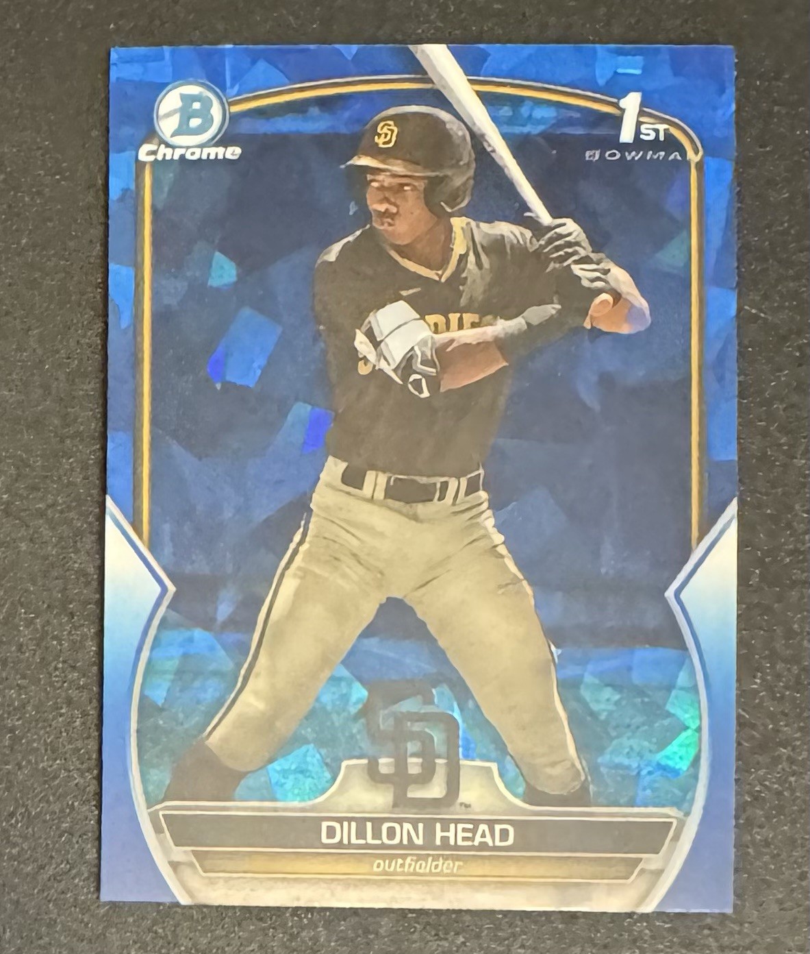 Dillon Head 2023 Bowman Chrome Sapphire 1st #BDC-7 - San Diego Padres 