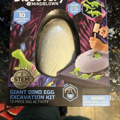 Discovery : Giant Dino Egg Excavation Kit (13-Piece Dig Activity Kit)