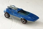 Hot Wheels 1969 Redline Blue Peeping Bomb Black Interior Die cast