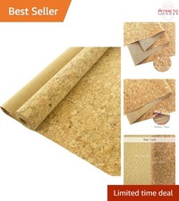 Cork Faux Leather Roll 30cm x 132cm for Crafts Jewelry DIY Projects