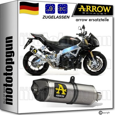 ARROW AUSPUFF ZUGELASSEN RACE-TECH ALUMINIUM C APRILIA TUONO V4-R 2013 13