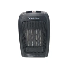 Comfort Zone CZ442 1500W Ceramic Electric Portable Heater - Black