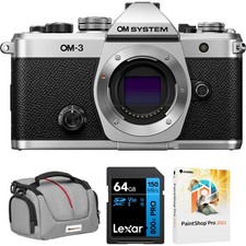 OM SYSTEM Olympus OM-3 Mirrorless Micro Four Thirds Lens System Camera  64GB Bu