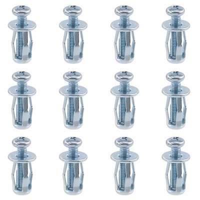 Nüsse, Schrauben, Expansion Nuts, Befestigung, M4, Set 12 Stück, Galvanisiert