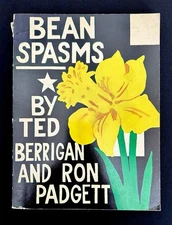 Bean Spasms Berrigan Padgett 1967 1st Ed Joe Brainard Kulchur Press NY School
