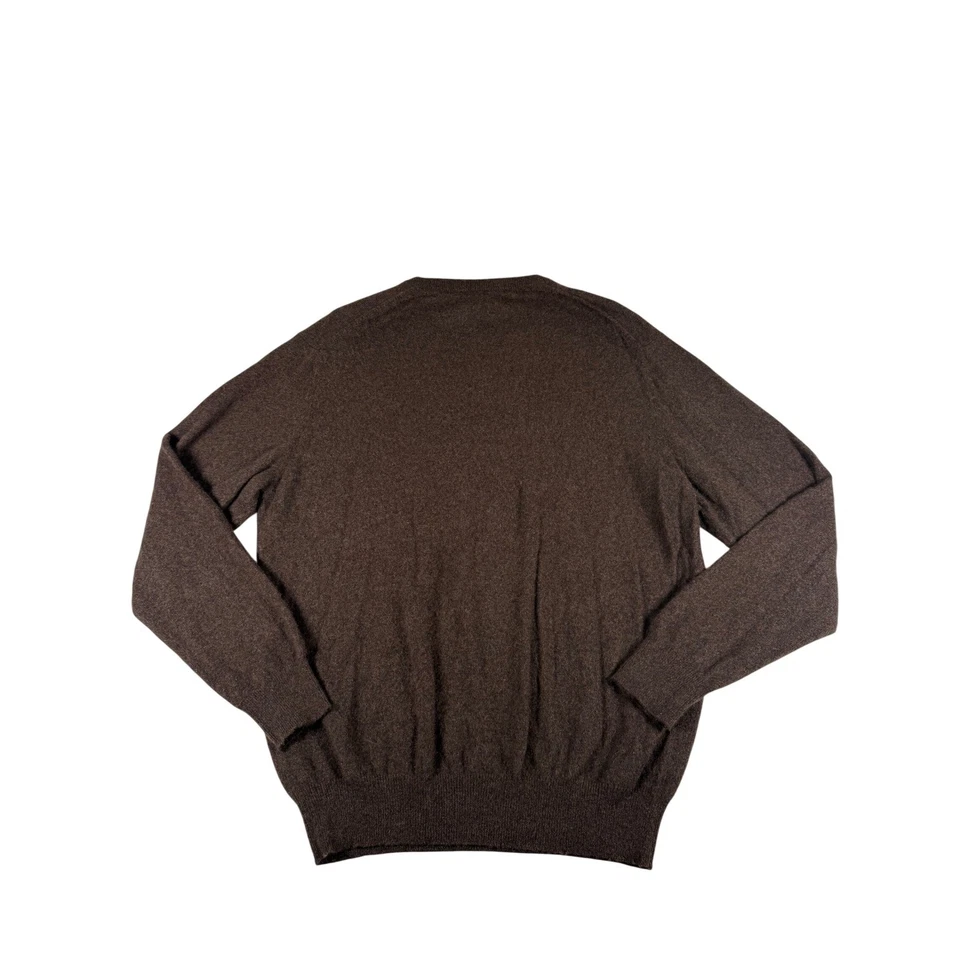 JOS A. BANK Executive Collection Mens Cashmere Sweater Chocolate Brown Large - Image 3 of 4