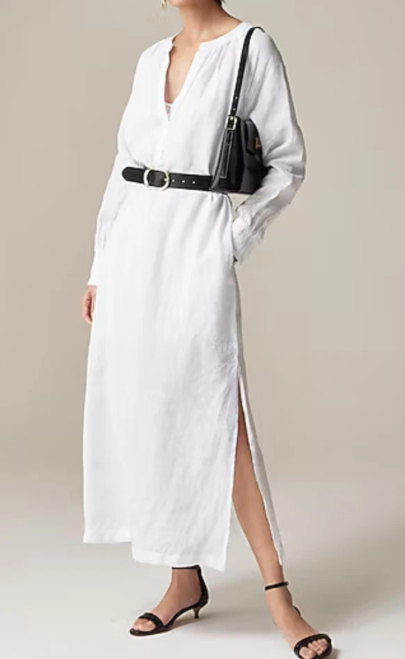 White Long Sleeve Dresses for Women's Shift Dresses for sale | eBay