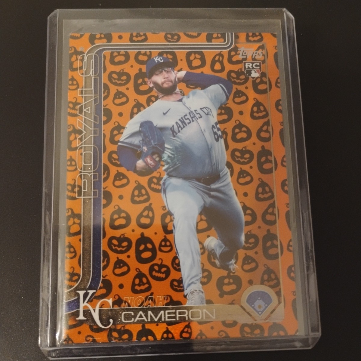 Noah Cameron (RC | SP | Jack O’Lantern Parallel) -- 2025 Topps Update | #US65