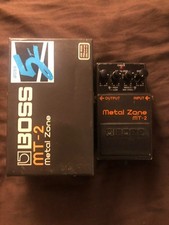 BOSS MT-2 Metal Zone - distortion fuzz guitar effect pedal vintage 1991