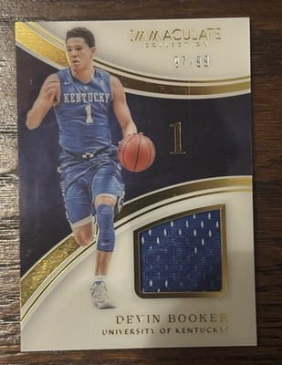 2016 PANINI IMMACULATE COLLECTION COLLEGIATE DEVIN BOOKER PATCH /99 #24 KENTUCKY