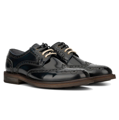 Vintage Foundry Co Men Noah Oxfords Wingtip Dress Shoe Black  display picture 2