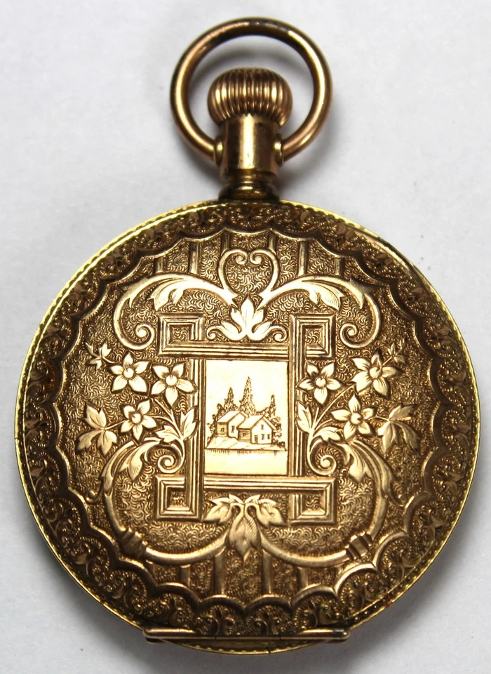 1903 New York Standard 44 6s 7j RGP FANCY Hunter Pocket Watch - Parts/Repair - Image 3 of 4