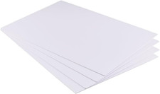 4 Pcs 2Mm PVC Foam Sheet White Plastic Sheet 11.8X15.7 Inch Lightweight Rigid Fo