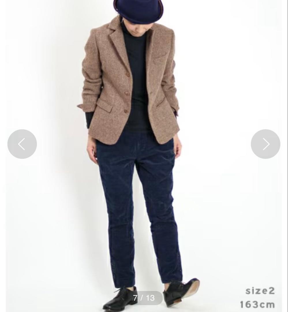 45R Lovat Tweed Jacket, Check Pattern, Wool - image 4