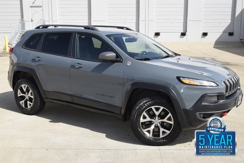 2015 Cherokee TRAILHAWK 4X4 LTHR NAV BK/CAM NEW CAR TRADE NICE