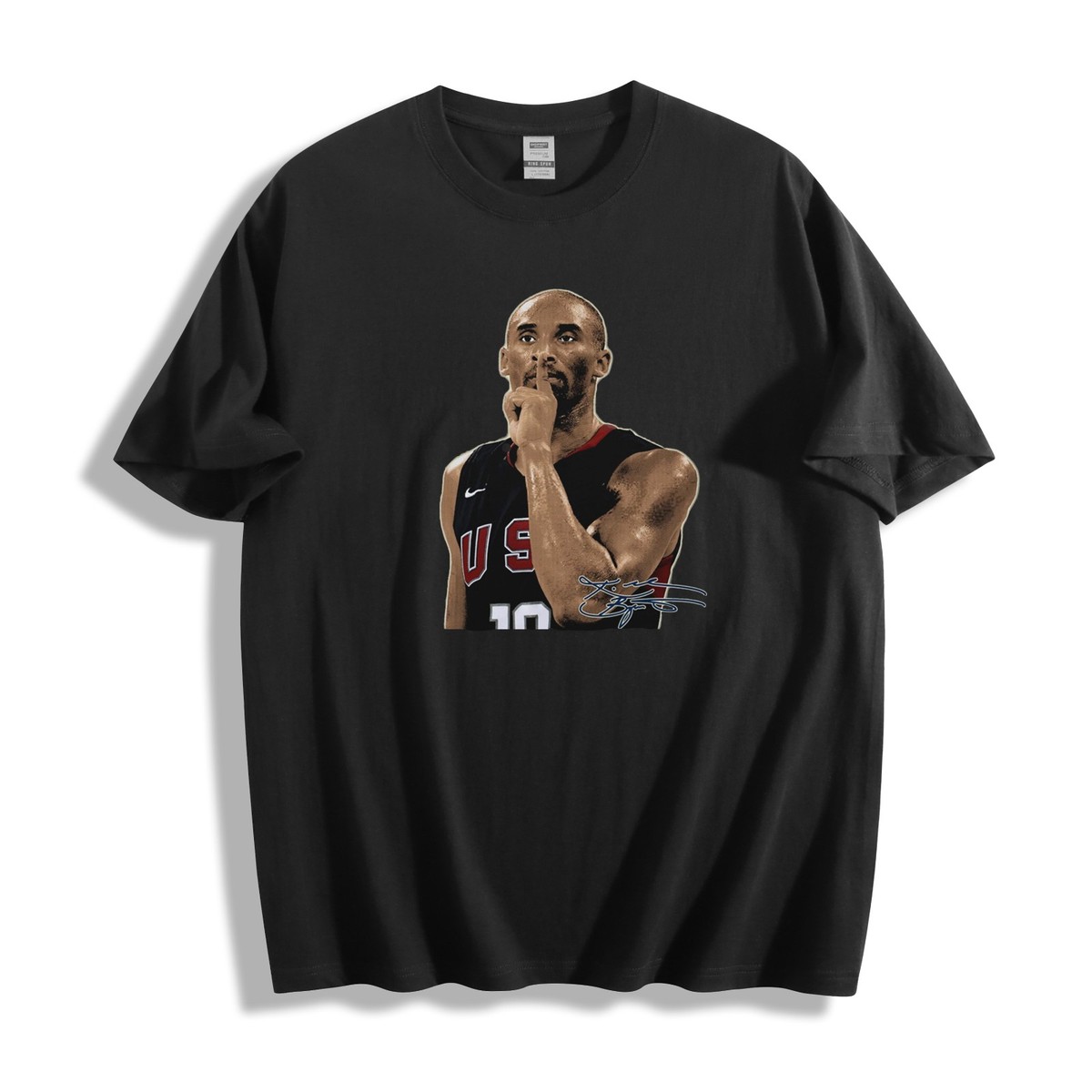 Vintage Kobe Bryant Slam Magazine Cover T-shirt men's Size 4XL Black Mamba RARE