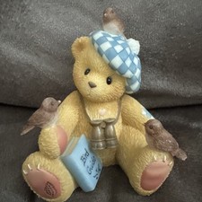 Cherished Teddies BIRD WATCHING by Enesco 1998  Friends Give You Wings To Fly  
