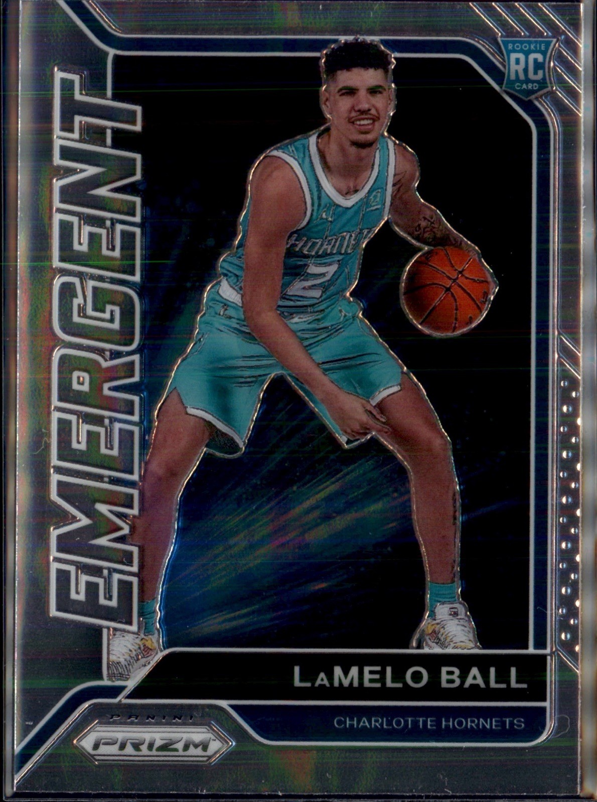 2020-21 Prizm Lamelo Ball Emergent Rookie Base #23