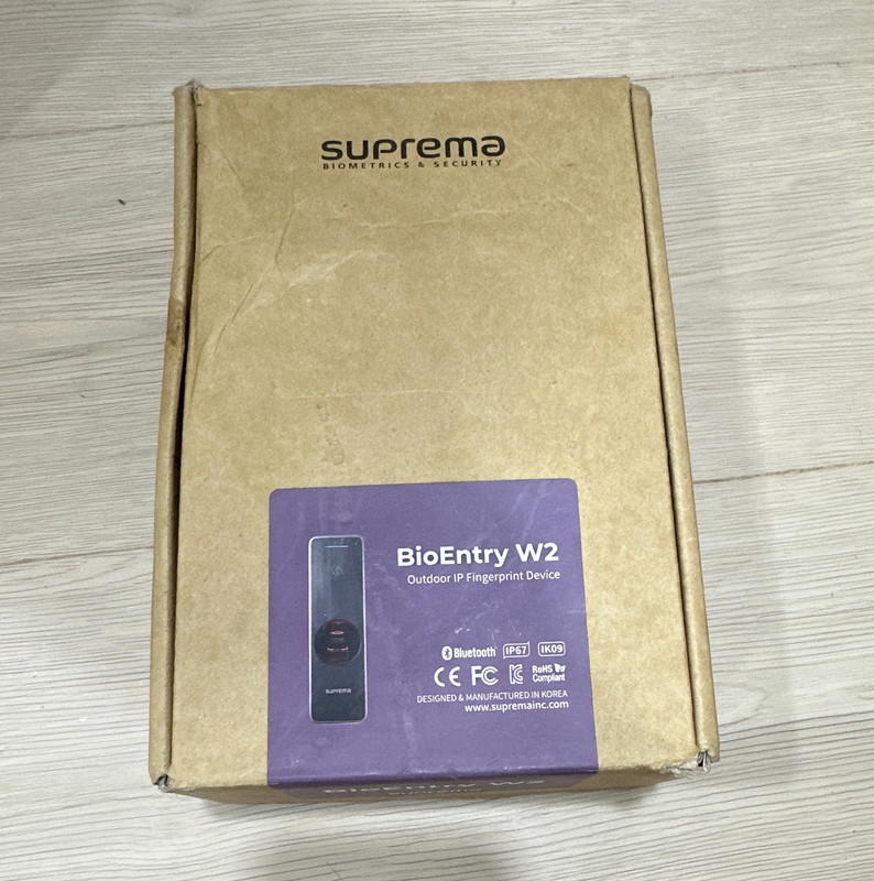 Suprema BioEntry W2 Outdoor IP Fingerprint Device Access Control Terminal