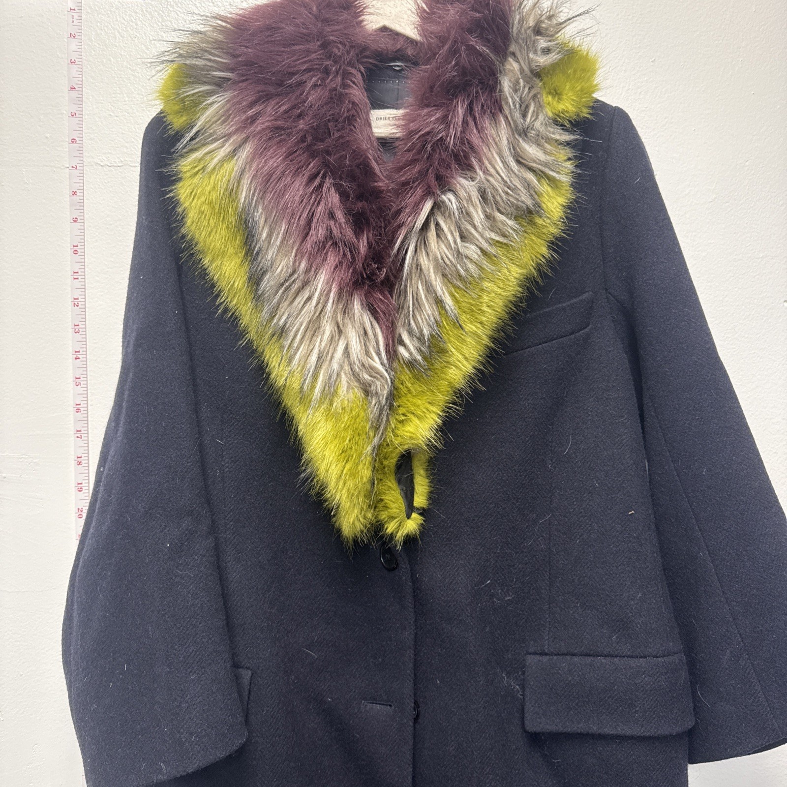 Dries Van Notes Wool Jacket MultiColor Women’s Sm… - image 2