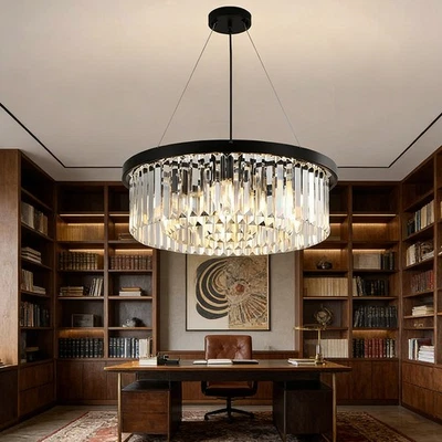 Modern Kronleuchter Kristall Clear Luxus Pendelleuchte Für Schlafzimmer Flur - Bild 1 von 4