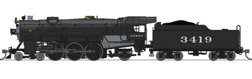 Broadway Limited 7980 N Heavy Pacific 4-6-2 ATSF 3419 Paragon4 Sound/DC/DCC | Zustand: New