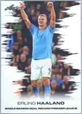 Erling Haaland 2023 Leaf Web Exclusive PLB1 Single Season Goal Record /423 