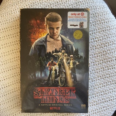 Netflix Stranger Things SZ 1 (DVD/Blu-Ray, VHS, 4 Disc, Collector's Edition)