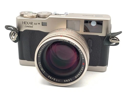Konica Hexar RF Limited w/M-Hexanon Lens 50mm f/1.2 Leica M Mount Near Mint