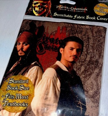 Pirates of the Caribbean /Dead Man s Chest /Fabric Book Cover Disney/NEW